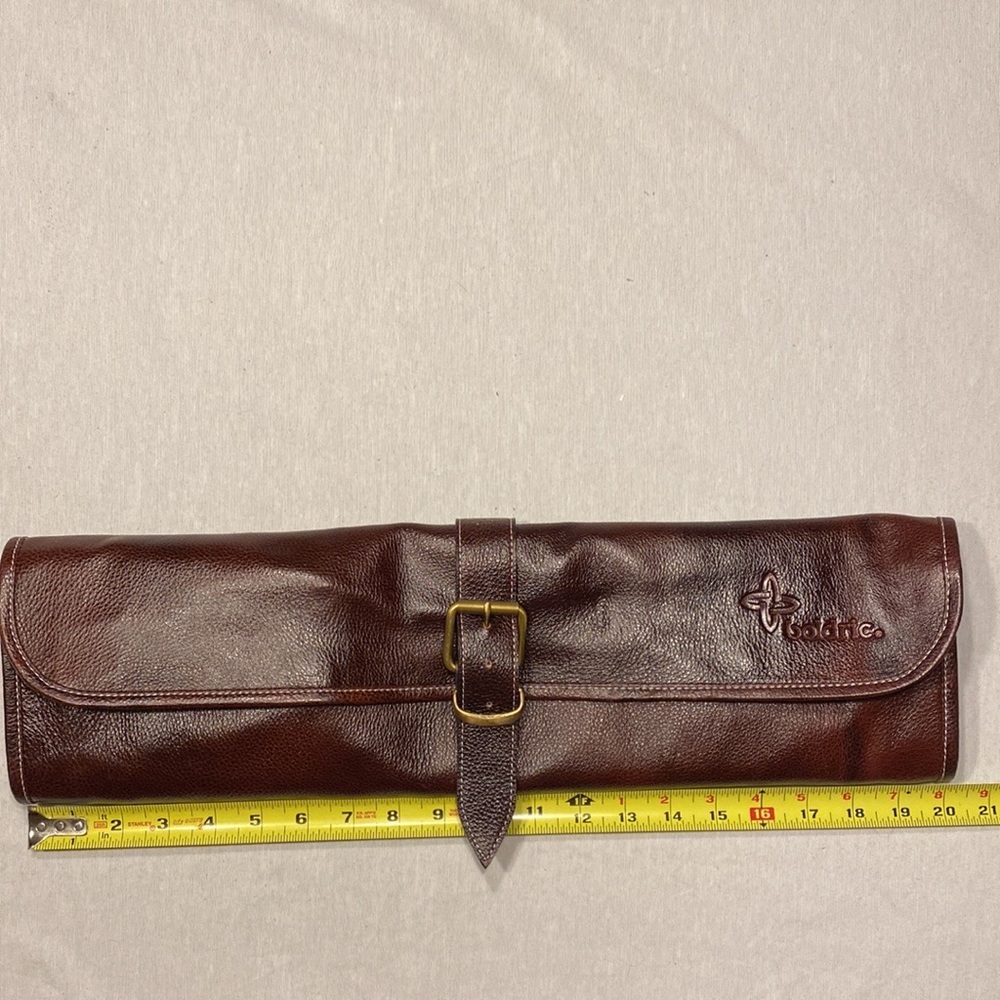 Boldric 8 knife leather chef knife case